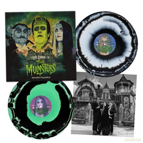 Zeuss & Rob Zombie: Munsters Ost (1-Green & Black Swirl/2-White & Black Swirl)