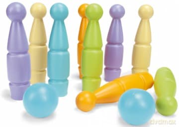 Kręgle plastikowe Wader 54110 pud