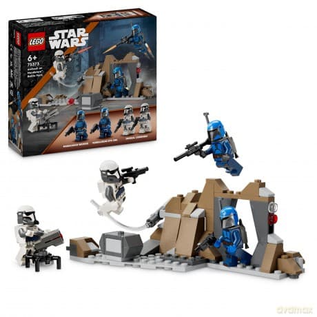 LEGO Star Wars Zasadzka Na Mandalorze - Zestaw Bitewny (75373)