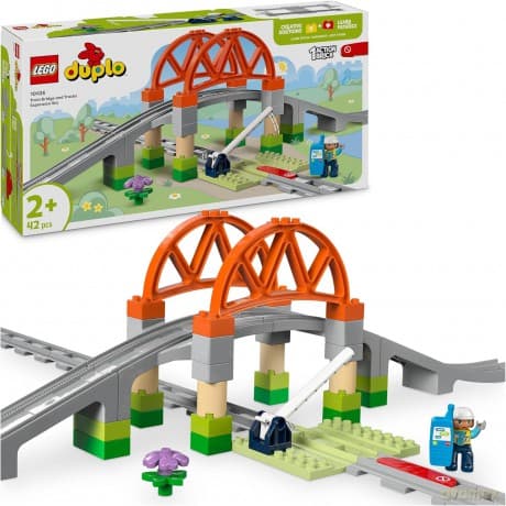 LEGO Duplo Town Most I Tory Kolejowe - Zestaw Rozszerzający (10426)
