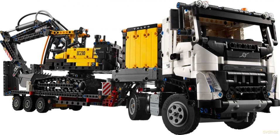 LEGO Technic 42175 Ciężarówka Volvo FMX i koparka EC230 Electri 42175