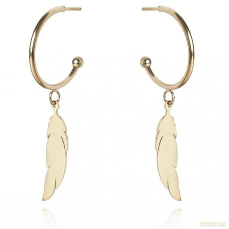 ECARLA Kolczyki ze stali szlachetnej KST3082 1 para