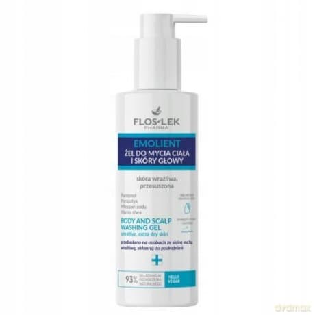 FLOS EMOLIENT Żel d/ciała i włos.sk. wrażliwa175ml