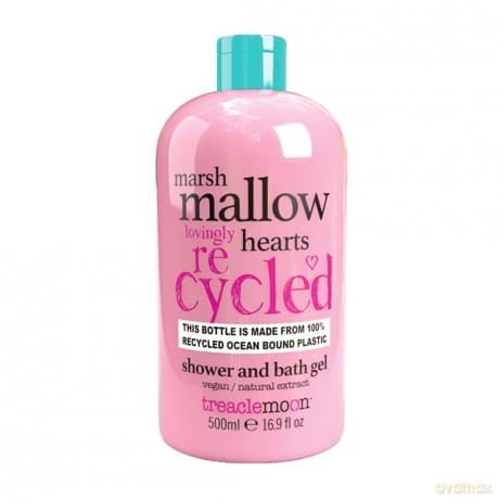 TREACLEMOON Marshmallow Hearts Żel pod prysznic i do kąpieli 500ml