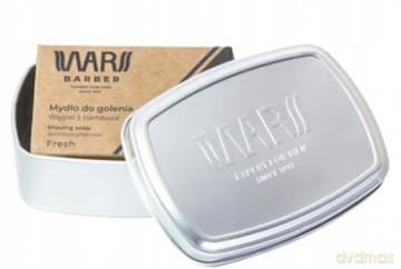 WARS Barber Mydło do golenia Fresh+mydelniczka