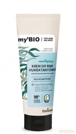 FARMONA my`Bio Nawilżający Krem humektantowy do rąk Algi Atlantyckie 100ml