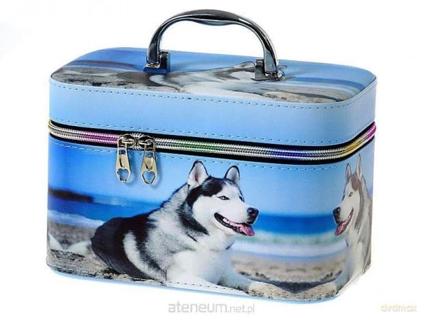 Kuferek M walizka z lusterkiem na zamek 21x14x13 cm