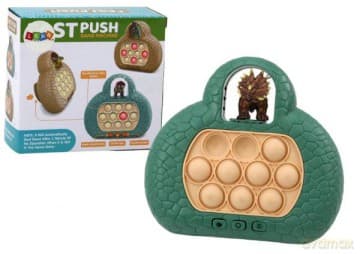 Gra sensoryczna Dinozaur Pop It zielona 19899