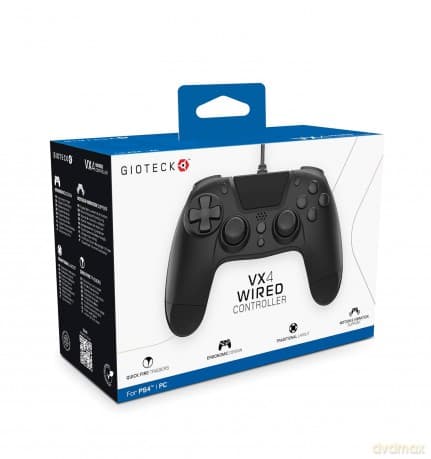 Gioteck Playstation 4 VX-4 Wired Controller (Black)