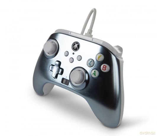 Pad przewodowy do konsoli Microsoft Xbox One USB srebrny