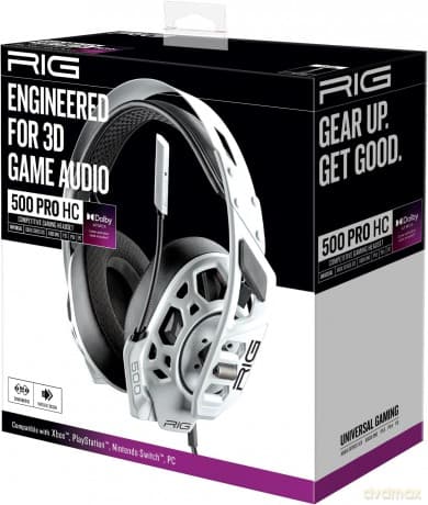 RIG 500 Pro Hc White Headset (PS5/PS4/Xbox/Switch/PC)