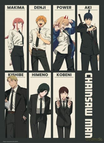 CHAINSAW MAN - Poster Chibi 52x38 - Devil Hunters