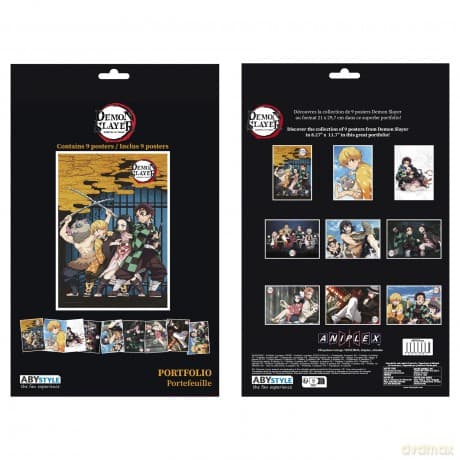 DEMON SLAYER - Portfolio 9 posters Season 1 (219,7)