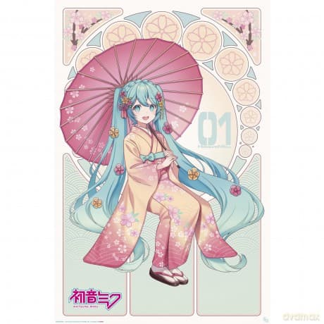 HATSUNE MIKU - Poster Maxi 91.5x61 - Sakura Kimono