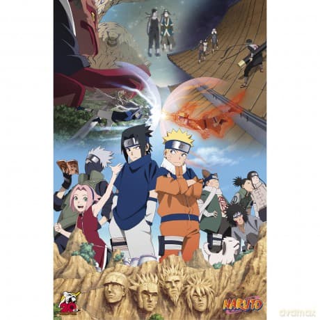 NARUTO - Plakat /  Poster Maxi 91.5x61 - Will of Fire