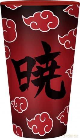 NARUTO SHIPPUDEN - Duża szklanka - 400ml - Akatsuki