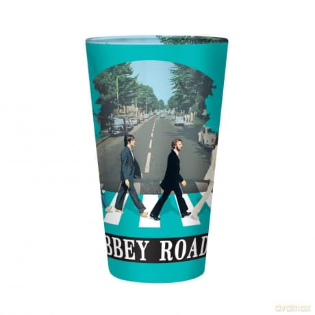 THE BEATLES - Large Glass - 400ml - Abbey Road - box