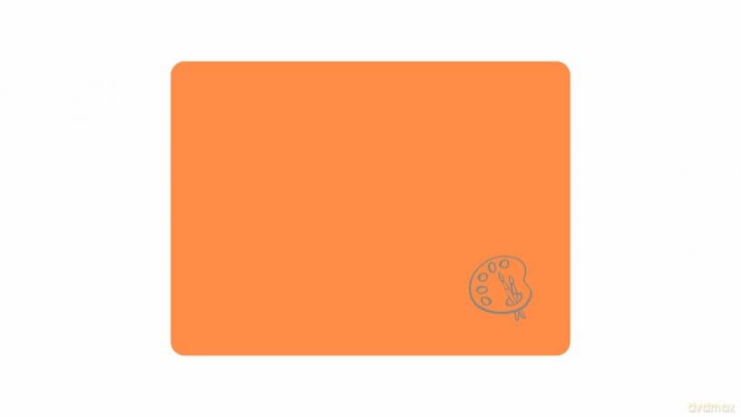 Podkładka A4 do prac plastycznych neon pomarańczowy