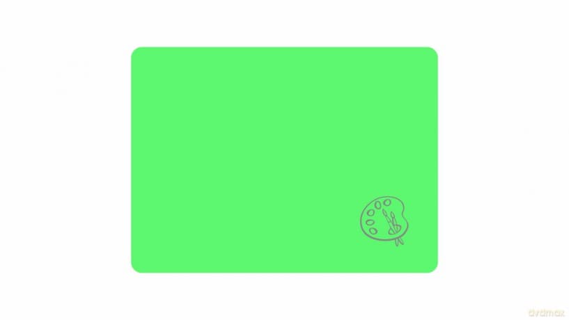 Podkładka A4 do prac plastycznych neon zielony