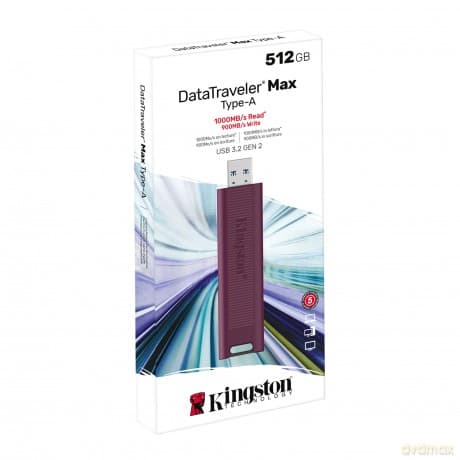Kingston Pendrive Data Traveler MAX A 512GB USB-A 3.2 Gen2
