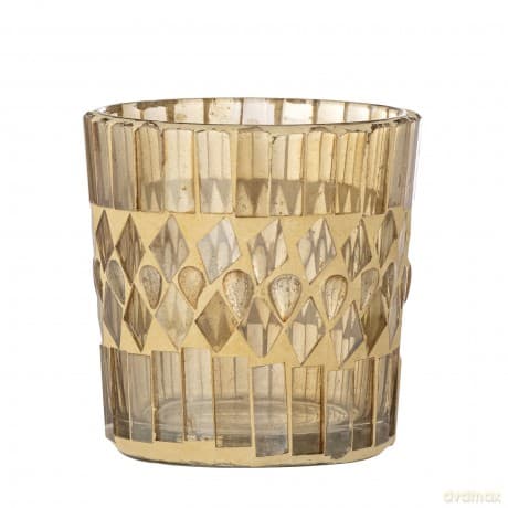 Bloomingville - Hermione Votive, Gold, Glass (82057737)