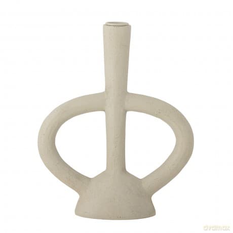 Bloomingville - Ramina Candlestick - White Polyresin (82057603)