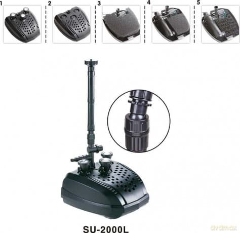 BOYU - Pond Pump 45W 2000L/H - (125.2040)