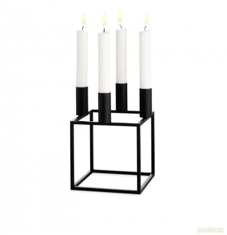 by Lassen - Kubus 4 Black 14 cm