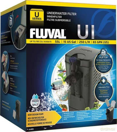 FLUVAL - Internal Filter U1 200L/H For Aquariums <55L - (126.2465)