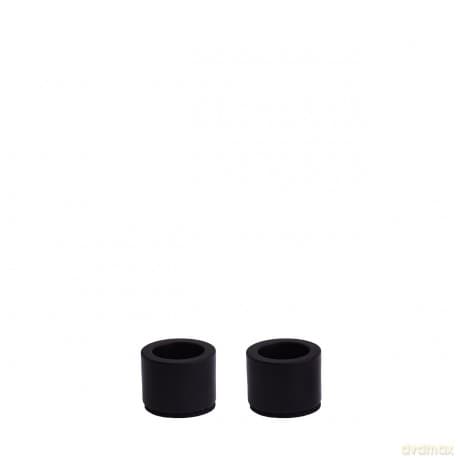 Uyuni - Light Candle holder taper - 2-pack - Matte Black (UL-30430)