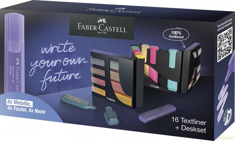 Faber-Castell - Highlighter TL 46 deskset (16 pcs) (254603)