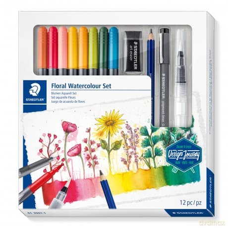 Staedtler Floral Watercolour Zestaw Akwareli