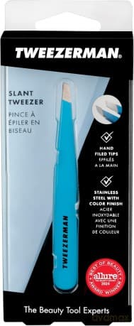 Tweezerman SLANT Blue Jewel Pęseta