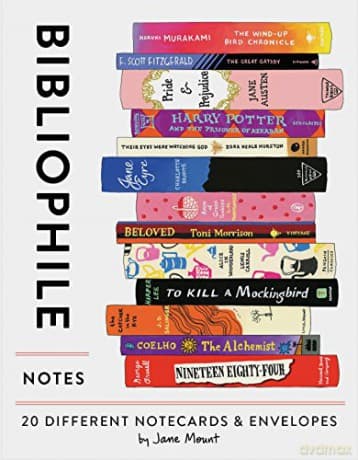 Bibliophile Notes: 20 Different Notecards & Envelopes - Chronicle Books