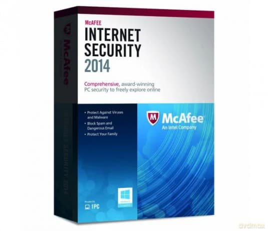 McAffe Internet Security 2014 1PC