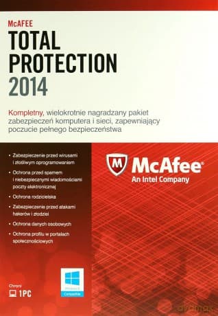 McAffe Total Protection 2014 1PC