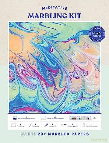 Mindful Crafts: Meditative Marbling Kit - Chronicle Books