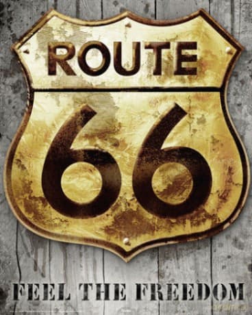 Route 66 (Golden sign)
