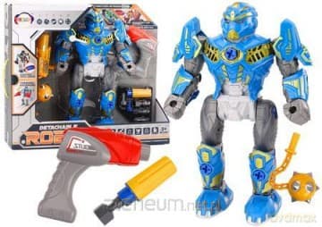 Robot do skręcania światła dźwięk niebieski