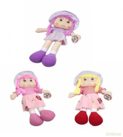 Lalka Miękka bluzka w paski Duża 3858 DEEF mix