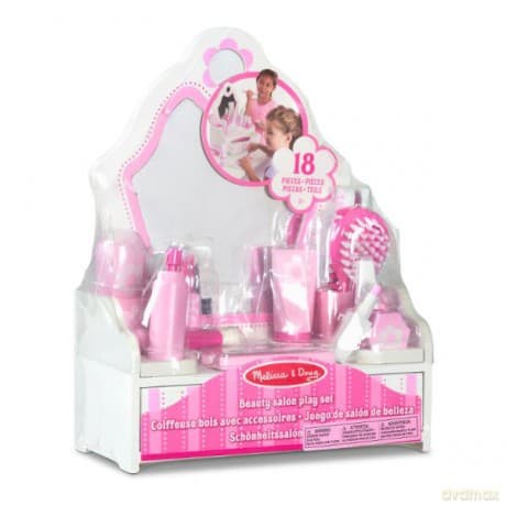 MELISSA Toaletka drewniana z akcesoriami Beauty salon 13026