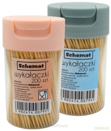 Wykałaczki 200szt MIX