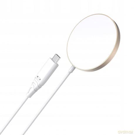 Choetech bezprzewodowa ładowarka magnetyczna 15W MagSafe do iPhone 12/13/14 złota (T518-F-GO)