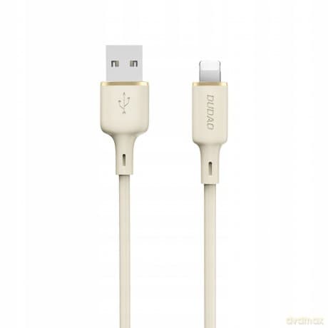 Kabel Dudao L7SL USB-A - Lightning 5A 1m - beżowy