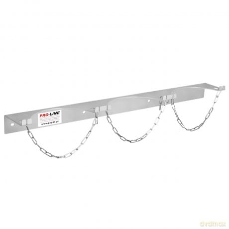 Uchwyt ścienny na 3 butle gazowe maks. śr. butli 250 mm PRO-LINE