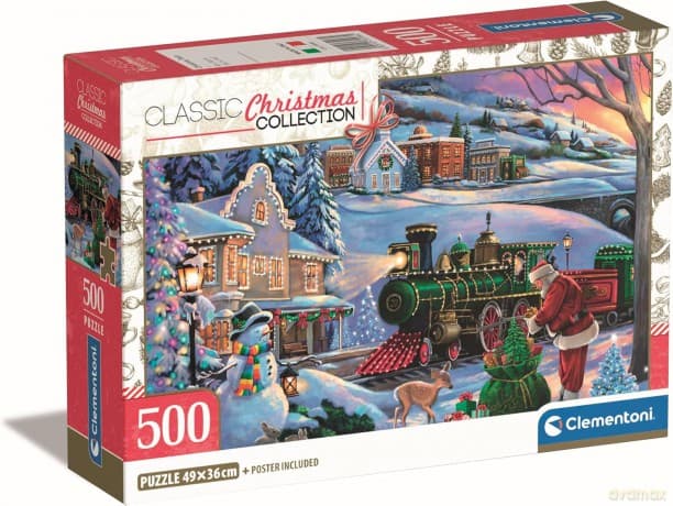 CLEMENTONI 500 el. Compact Christmas Collection 35566