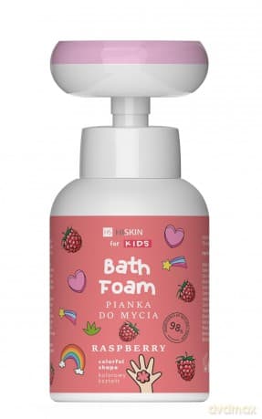 HISKIN Kids Pianka do mycia rąk i ciała Malina 300 ml