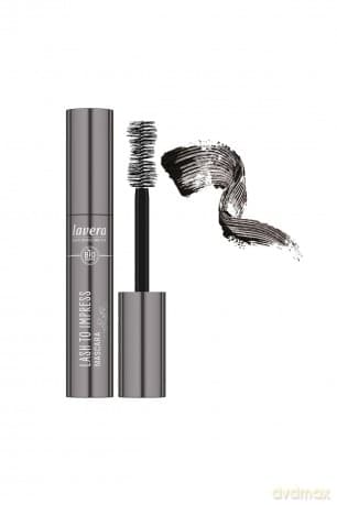 lavera Lash to Impress Mascara -Black- schwarz - Bio-Aloe Vera & Arginin - Vegan - Ultra Volumen (1 x 14ml)