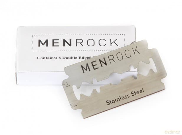 Men Rock, Rasierklinge, doppelseitig, 5 Stück