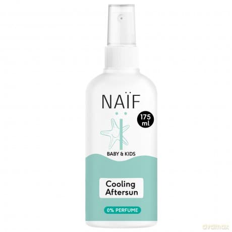 Na?f - Kühlendes Aftersun-Spray - für Baby & Kind - 0% Parfüm - Beruhigt und kühlt die Haut - Ohne Mikroplastik, Mineralöle oder Silikone - Dermatologisch Getestet - Vegan - 175ML